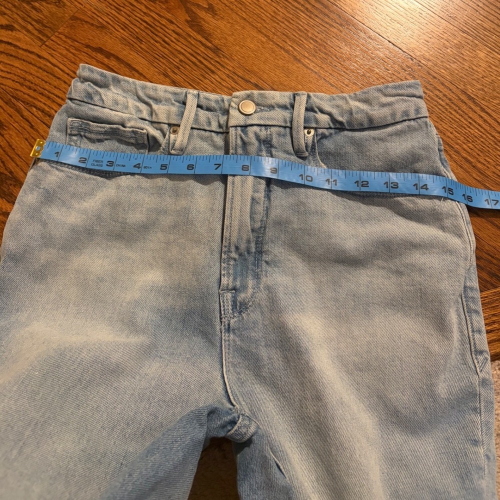 Good American | Women's Side Slit Good Boy Jeans Indigo665 - Picture 6 of 7